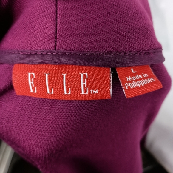 2/$30 ELLE Elegant Purple Maroon Merlo Blazer Preppy Clueless Dopamine(#1,255) - Picture 2 of 9
